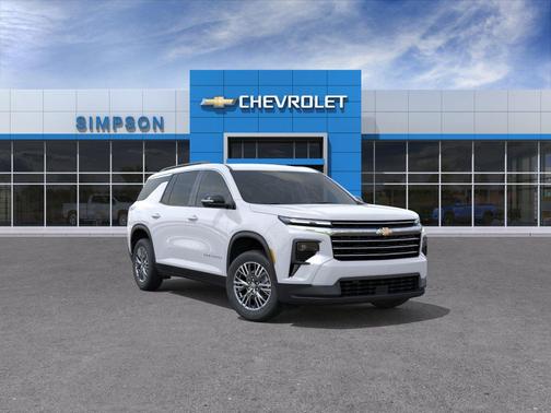 Summit White 2026 Chevrolet Traverse LT