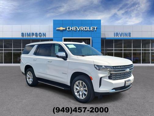 Summit White 2023 Chevrolet Tahoe Premier
