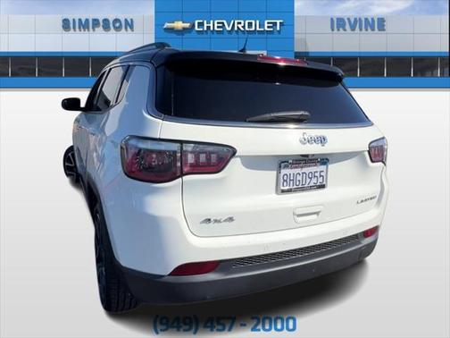 White Clearcoat 2019 Jeep Compass Limited