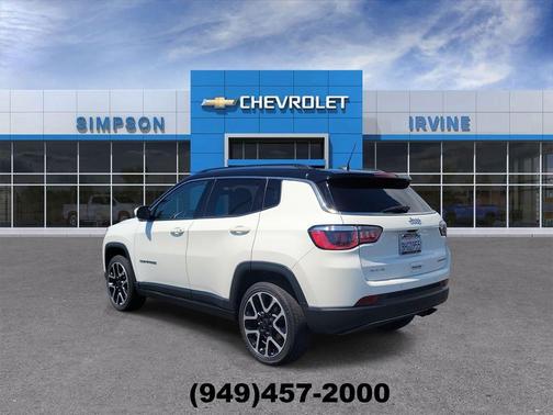 White Clearcoat 2019 Jeep Compass Limited