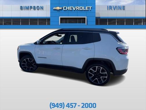 White Clearcoat 2019 Jeep Compass Limited