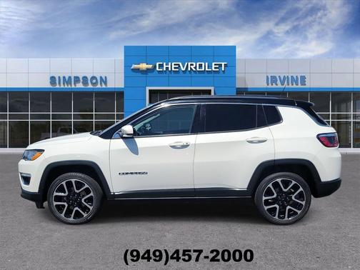 White Clearcoat 2019 Jeep Compass Limited