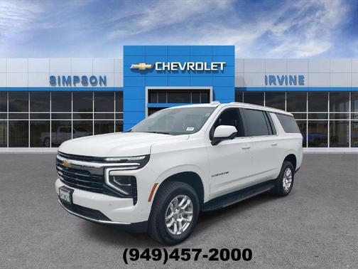 Summit White 2026 Chevrolet Suburban LS