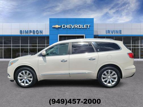 White Diamond Tricoat 2015 Buick Enclave Premium