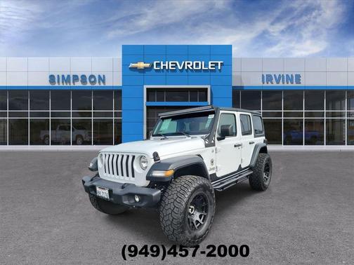 Bright White Clearcoat 2018 Jeep Wrangler Unlimited Sport