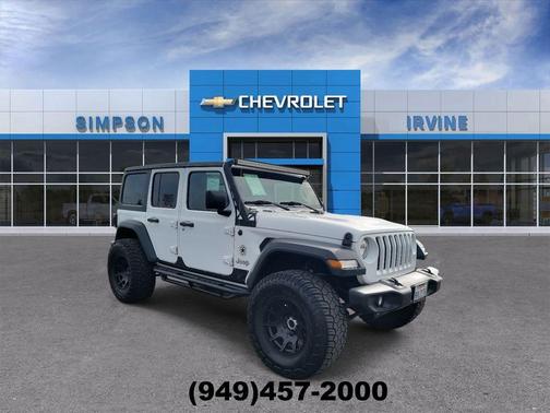 Bright White Clearcoat 2018 Jeep Wrangler Unlimited Sport