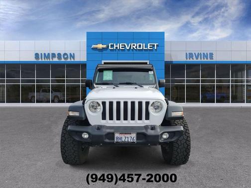 Bright White Clearcoat 2018 Jeep Wrangler Unlimited Sport