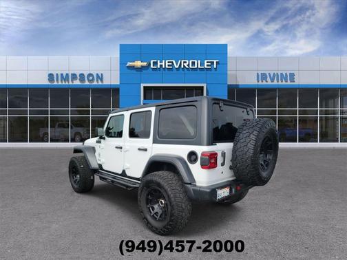 Bright White Clearcoat 2018 Jeep Wrangler Unlimited Sport