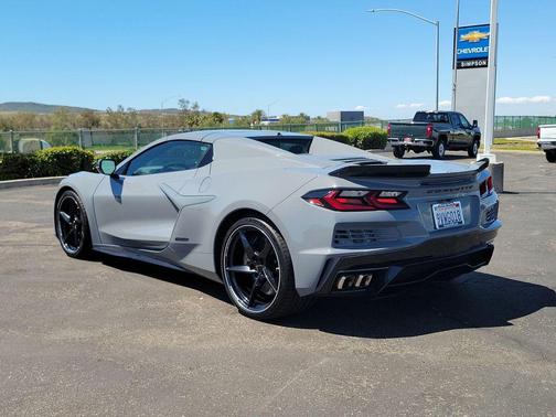 Sea Wolf Gray Tricoat 2025 Chevrolet Corvette E-Ray RWD Convertible 2LZ
