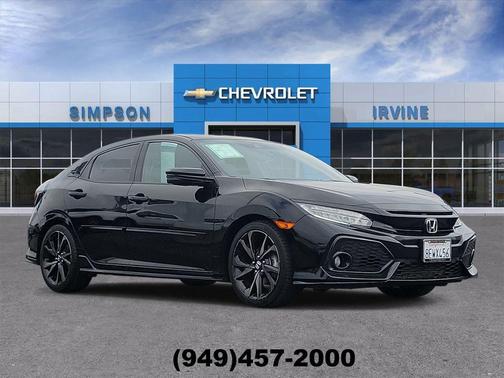 Crystal Black Pearl 2018 Honda Civic Sport Touring