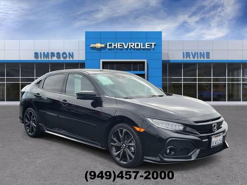 Crystal Black Pearl 2018 Honda Civic Sport Touring