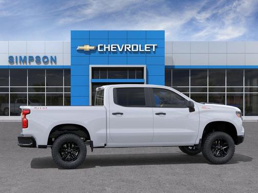 Summit White 2026 Chevrolet Silverado 1500 Custom Trail Boss