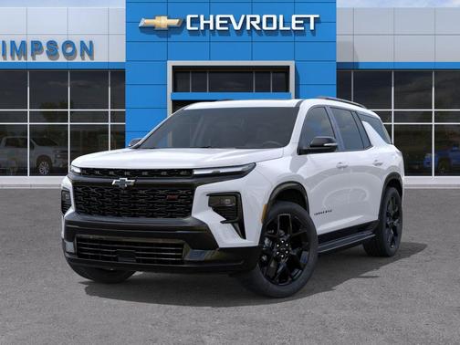 Polar White Tricoat 2026 Chevrolet Traverse RS