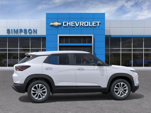 Summit White 2026 Chevrolet Trailblazer LS