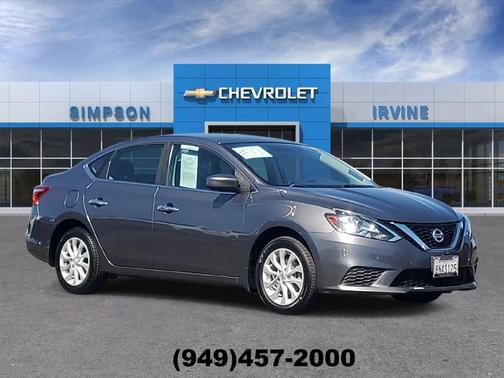 Gun Metallic 2019 Nissan Sentra SV