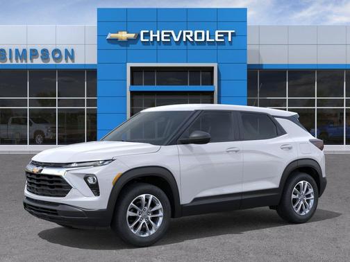 Summit White 2026 Chevrolet Trailblazer LS