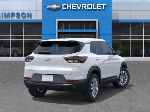 Summit White 2026 Chevrolet Trailblazer LS