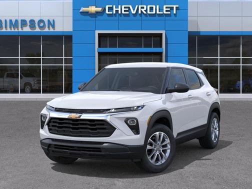 Summit White 2026 Chevrolet Trailblazer LS