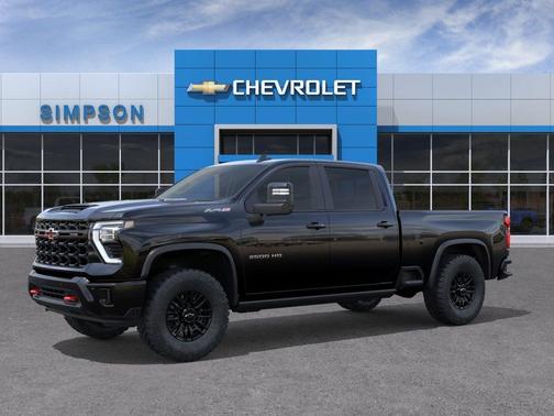 Black 2026 Chevrolet Silverado 2500 Crew Cab, Standard Bed, XR2, 4WD