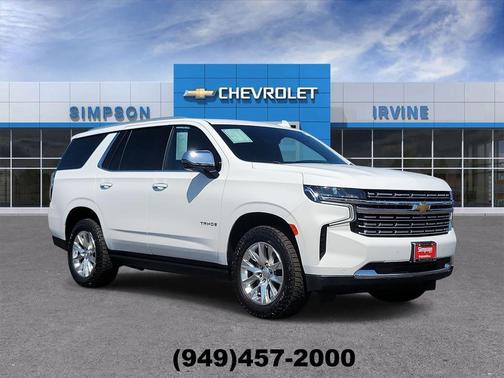 Summit White 2022 Chevrolet Tahoe Premier