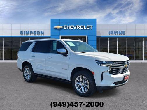 Summit White 2022 Chevrolet Tahoe Premier