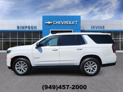 Summit White 2022 Chevrolet Tahoe Premier