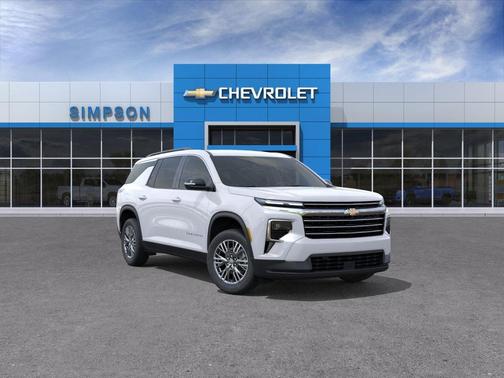 Summit White 2026 Chevrolet Traverse LT