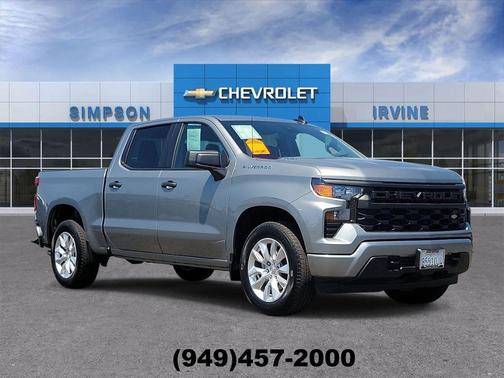 Sterling Gray Metallic 2026 Chevrolet Silverado 1500 Custom