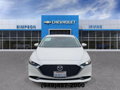 Snowflake White Pearl Mica 2019 Mazda Mazda3 FWD w/Select Package