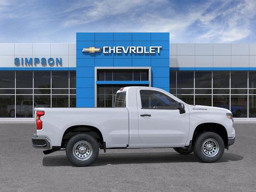 Summit White 2026 Chevrolet Silverado 1500 WT