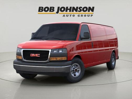 Cardinal Red 2026 GMC Savana 3500 Work Van