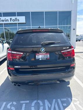 Jet Black 2017 BMW X3 xDrive28i