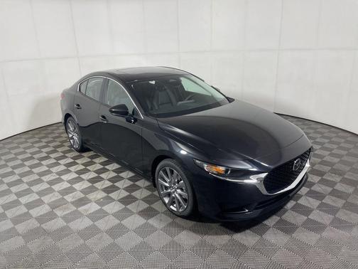 Jet Black Mica 2026 Mazda Mazda3 FWD w/Preferred Package