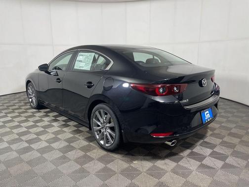 Jet Black Mica 2026 Mazda Mazda3 FWD w/Preferred Package