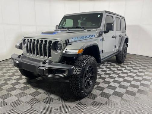 Sting Gray Clearcoat 2023 Jeep Wrangler 4xe Rubicon