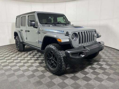 Sting Gray Clearcoat 2023 Jeep Wrangler 4xe Rubicon
