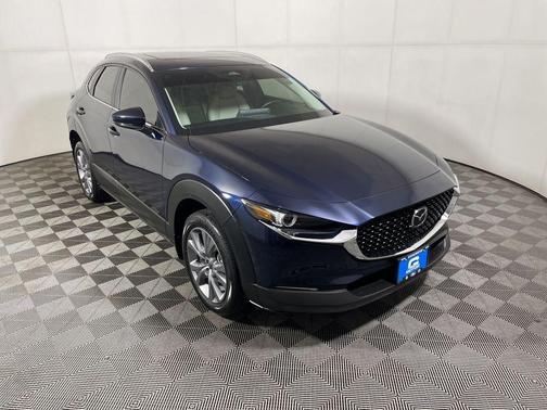 Deep Crystal Blue Mica 2025 Mazda CX-30 2.5 S Preferred Package