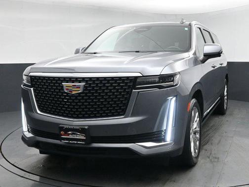 Satin Steel Metallic 2022 Cadillac Escalade ESV Premium Luxury
