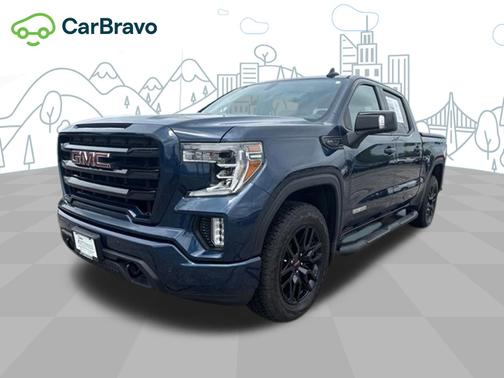 Pacific Blue Metallic 2020 GMC Sierra 1500 Elevation