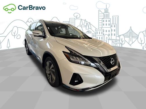 Pearl White Tricoat 2020 Nissan Murano SL Intelligent AWD