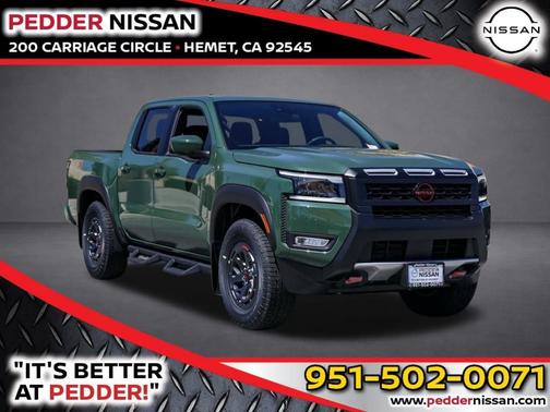 Green 2026 Nissan Frontier PRO-X