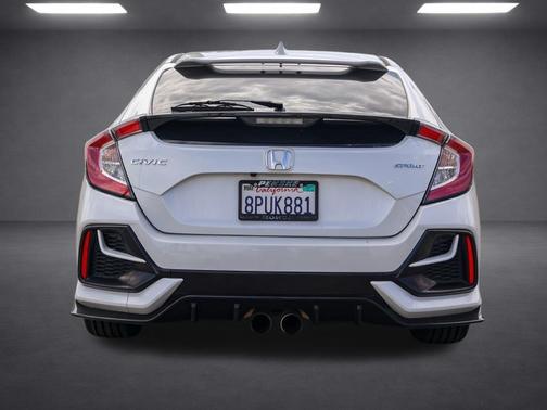 Platinum White Pearl 2020 Honda Civic Sport