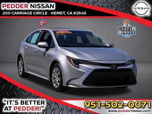 Classic Silver Metallic 2024 Toyota Corolla LE