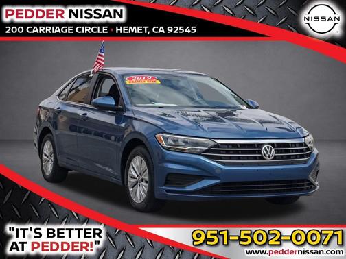 Silk Blue Metallic 2019 Volkswagen Jetta 1.4T S