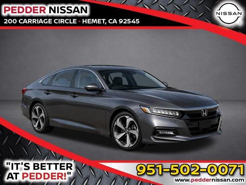 Gray 2019 Honda Accord Touring 2.0T