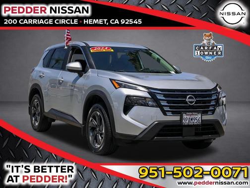 Brilliant Silver Metallic 2024 Nissan Rogue SV