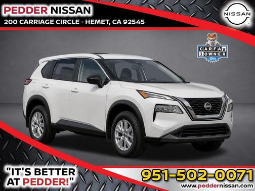 Glacier White 2024 Nissan Rogue S