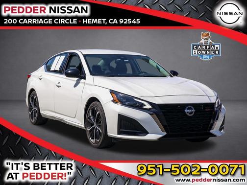 Glacier White 2024 Nissan Altima 2.5 SR