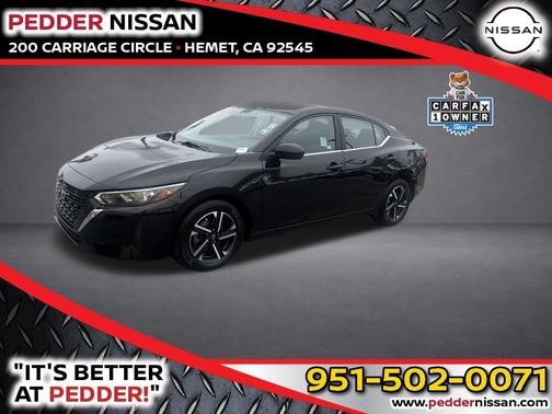 Black 2024 Nissan Sentra SV