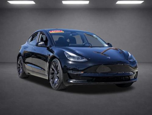 Black 2021 Tesla Model 3 Performance